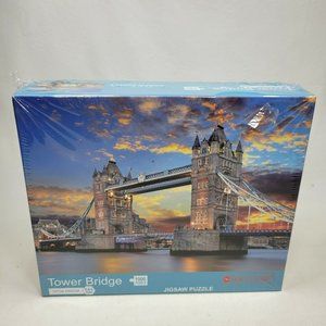 Tower Bridge London England 1000pc Jigsaw Puzzle NEW SEALED Roco Rose 88716